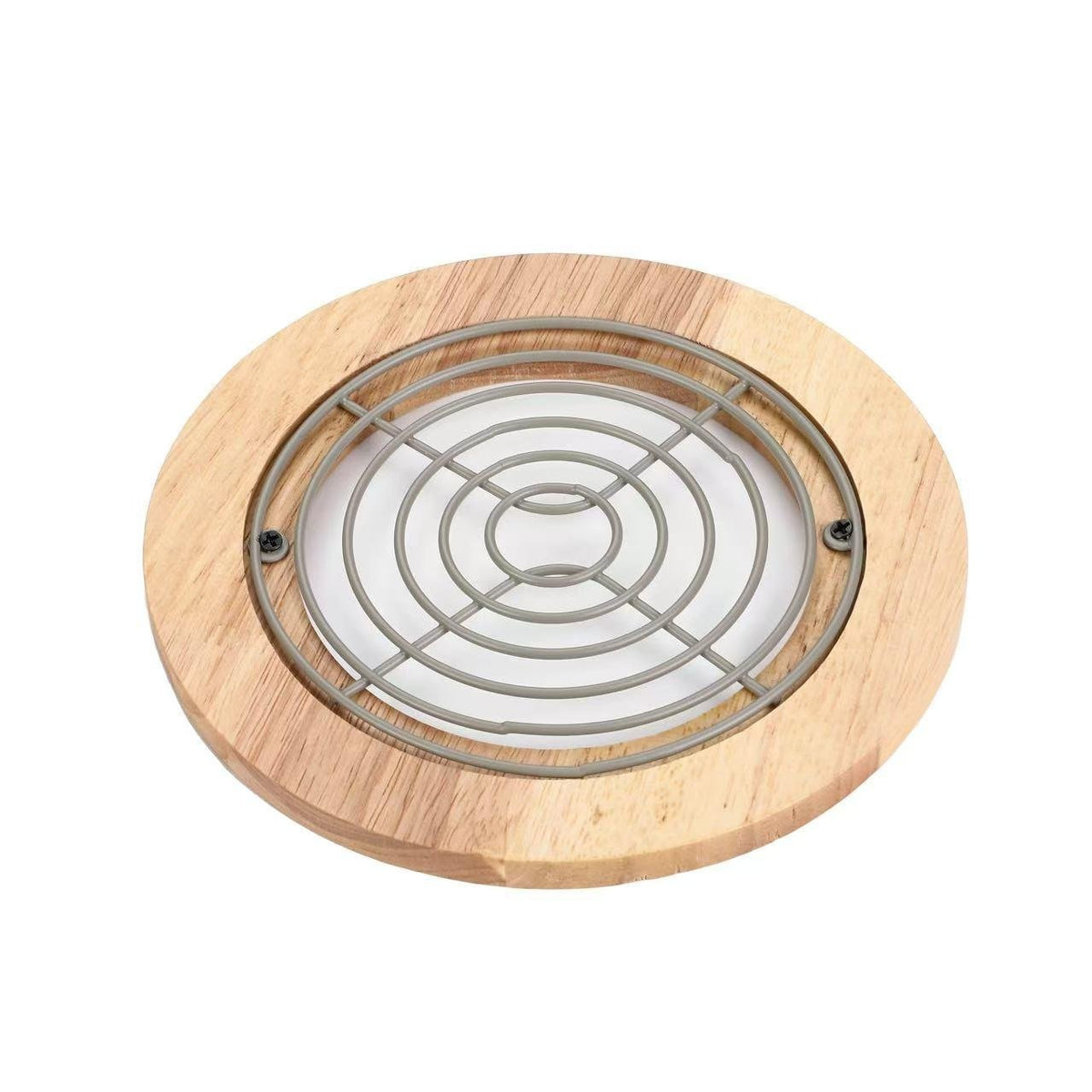 Wood & Metal Trivet – Heat Resistant Kitchen Stand