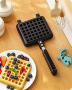 Non-Stick Aluminium Alloy Waffle Pan – Square Breakfast Pan