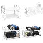 2 Tier Multi-Function Bottle Rack