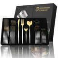 24pc Stainless Steel Cutlery Set – Flatware for 6