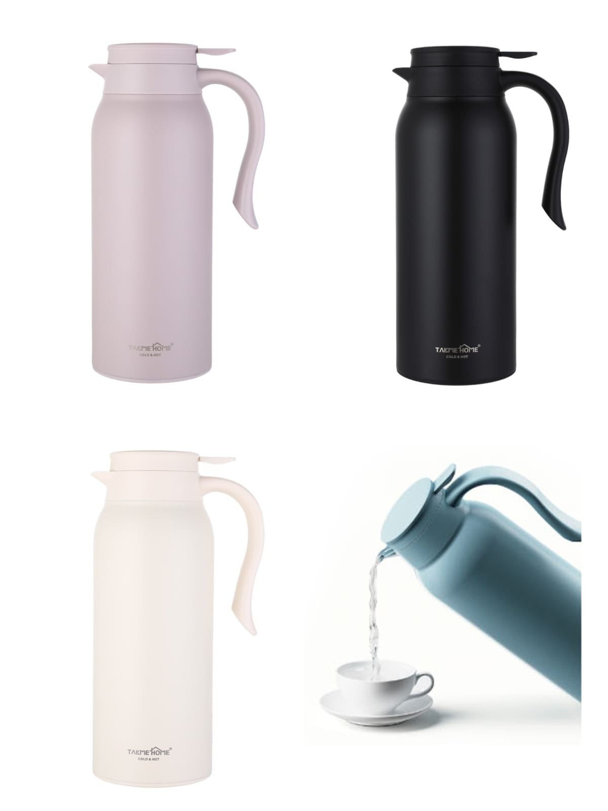 Double Wall Stainless Steel Water Jug – 1.5L Insulated
