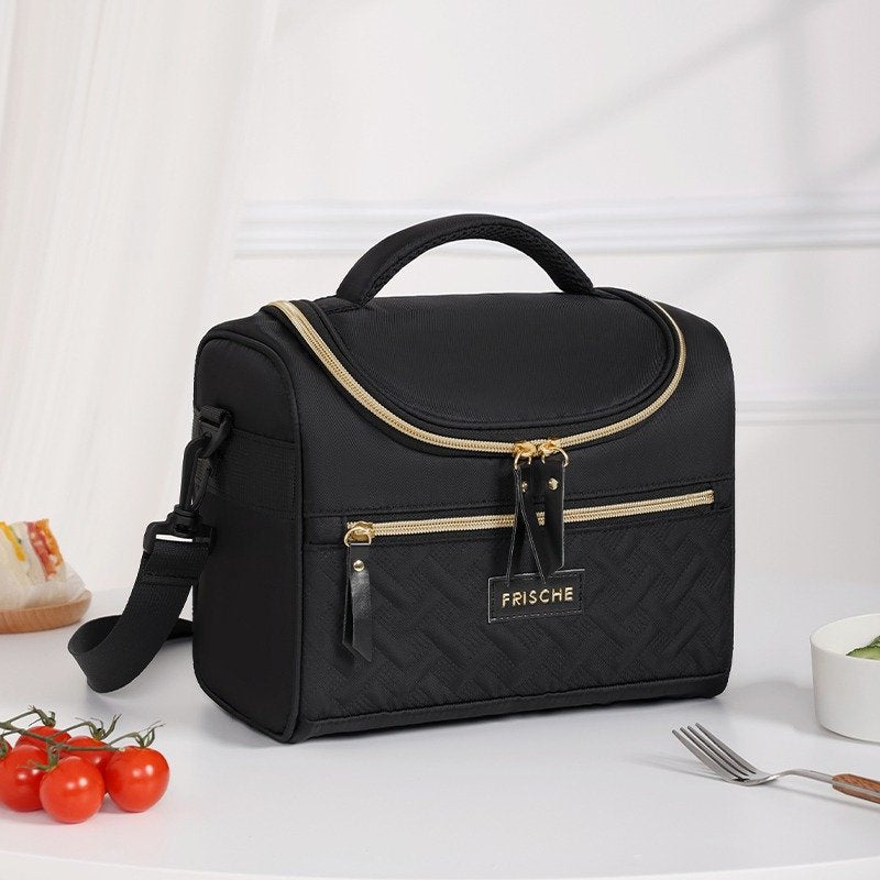 Portable Insulated Lunch Box with Carry Handle
