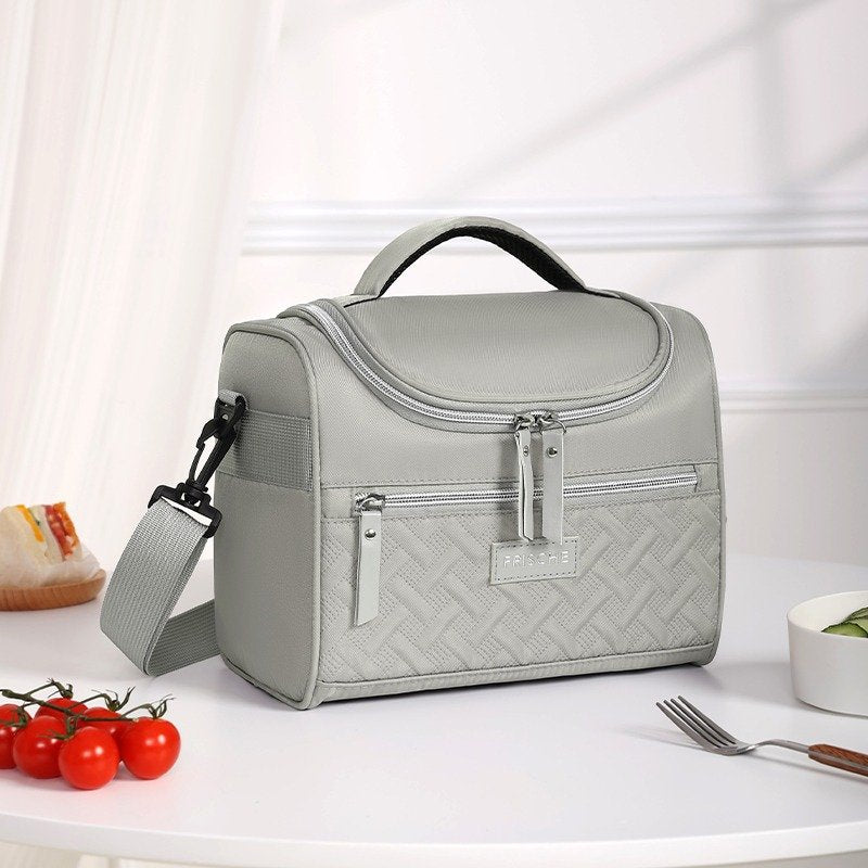 Portable Insulated Lunch Box with Carry Handle