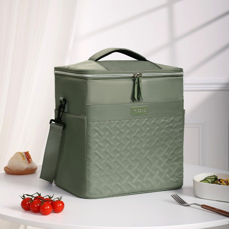 Portable Insulated Lunch Cooler Bag – Large Capacity