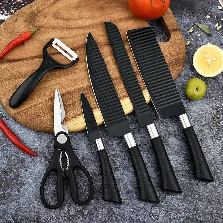 Zepter 6-Piece Kitchen Knife Set – Stainless Steel Cutlery Set