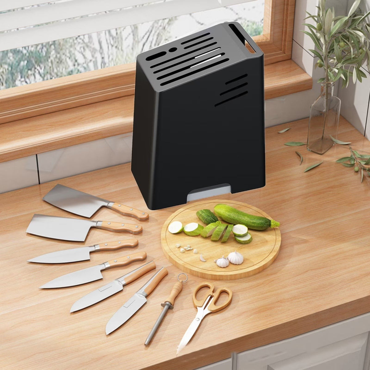 Countertop Multi Knife Storage Rack