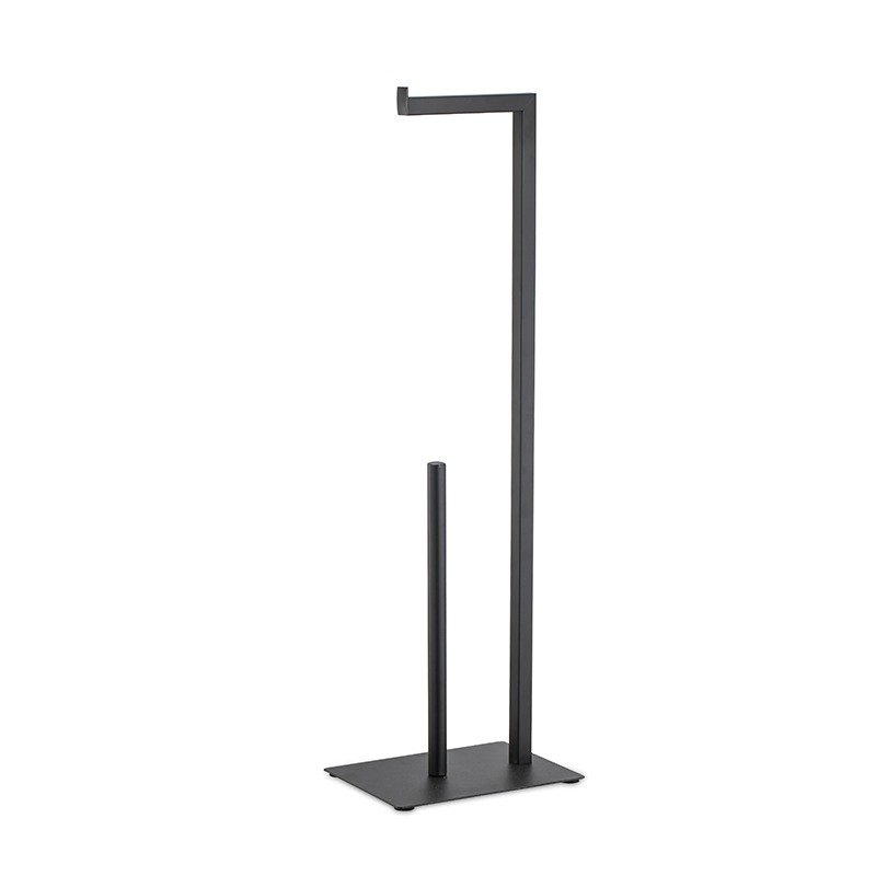Toilet Paper Holder – Black Frame, Holds 4 Rolls