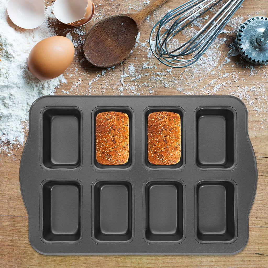 Mini Loaves Baking Pan – Non-Stick Small Bread & Cake Tray