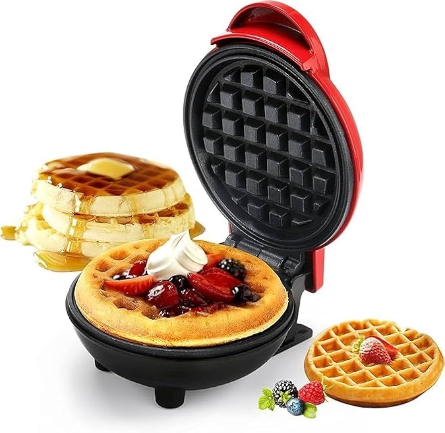 Mini Electric Waffle Maker 350W