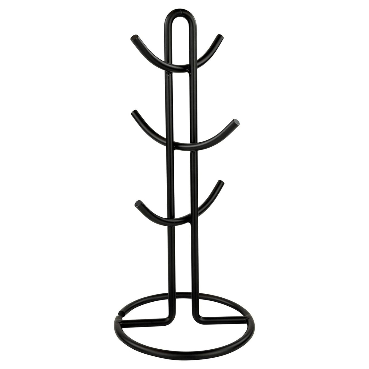 Countertop 6-Mug Holder – Stainless Steel Coffee & Tea Cup Rack