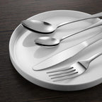 24-Piece Polished Stainless Steel Cutlery Set