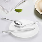 24-Piece Polished Stainless Steel Cutlery Set