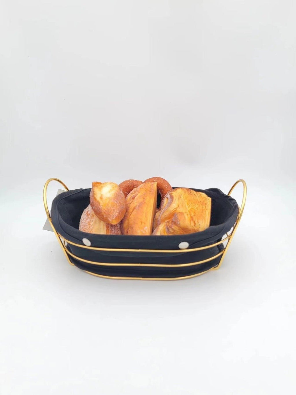 Bread Basket with Gold Frame