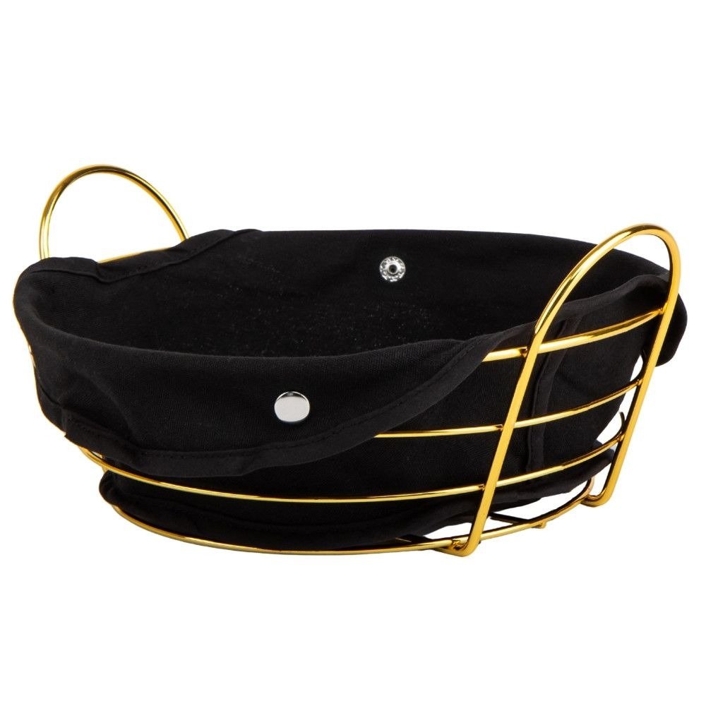 Bread Basket with Gold Frame
