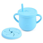 Baby Silicone Sippy Cup & Snack Container