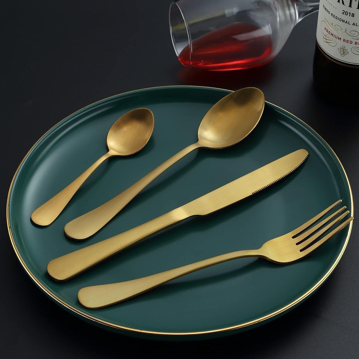 Premium Heavy Grade Stainless Steel Cutlery Set – Kitchen Essentials