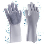 Silicone Scrubber Gloves – Non-Slip Dishwashing Gloves