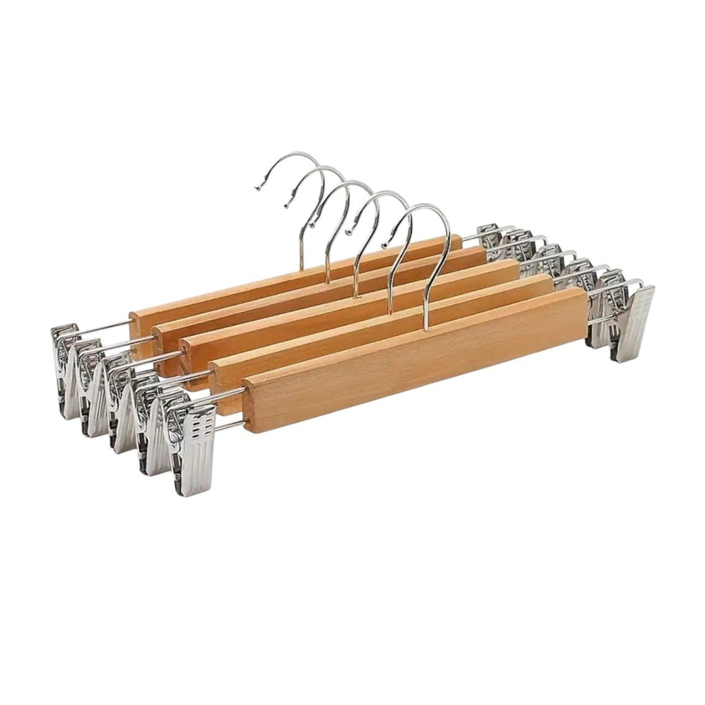 3 Pack Wooden Adjustable Clothes Hangers