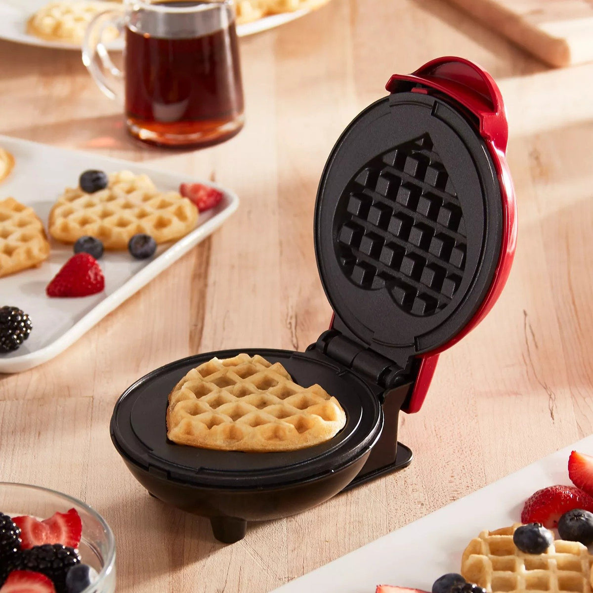 Mini Electric Waffle Maker 350W