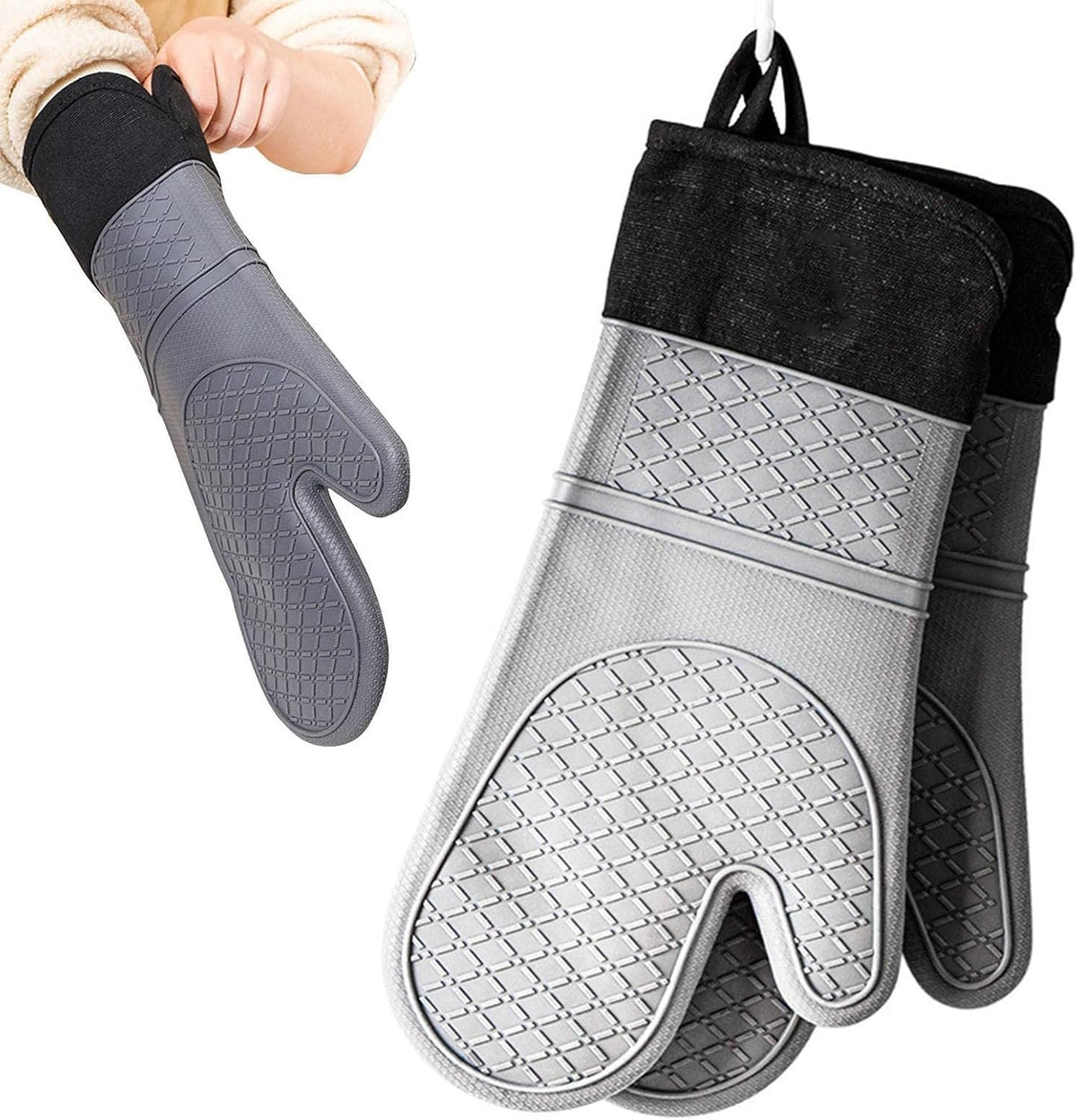 Kitchen Silicone Mitt – High Heat Oven Glove