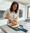 Bamboo Chopping Board with Tray – Durable & Eco-Friendly