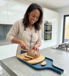 Bamboo Chopping Board with Tray – Durable & Eco-Friendly