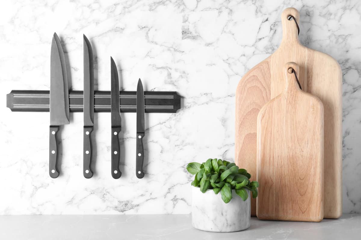Magnetic Strip Knife Holder – Wall Mounted
