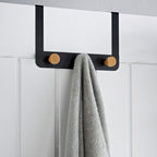 Over-Door Hanger with Wooden Knobs – Organize Coats & Bags