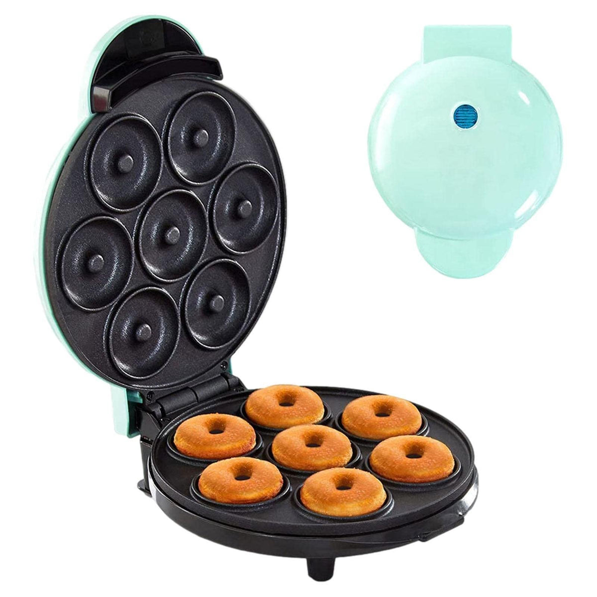 Express Mini Donut Maker – Makes 7 Donuts, Non-Stick