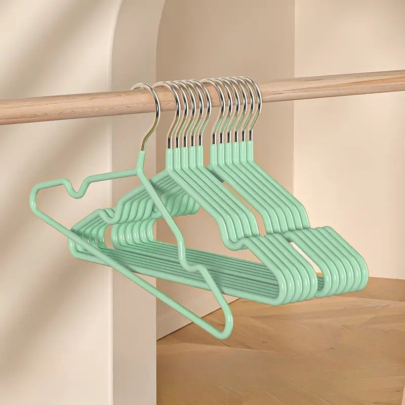 Silicone Non-Slip Clothes Hangers – Pack of 10