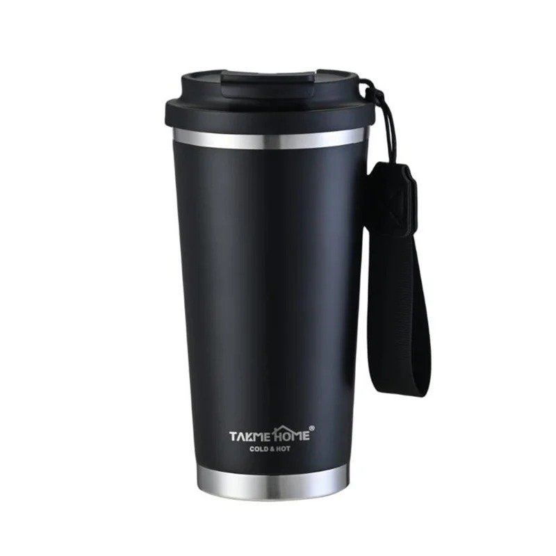 Multi-Function Vacuum Mug – Dual Drinking Options, Insulated Hot & Cold