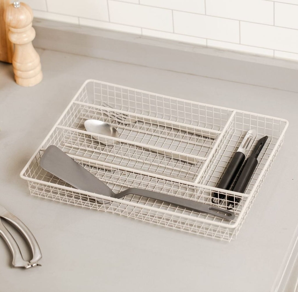 Multipurpose Metal Organizer – Desk, Home & Cutlery Storage