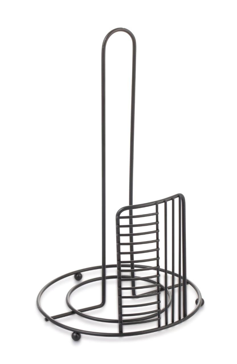 Vertical Line Paper Holder – Stainless Steel Kitchen Roll Organizer