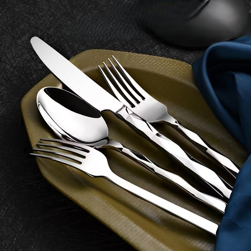 Elegant Stainless Steel Tableware Cutlery – Set Of 3