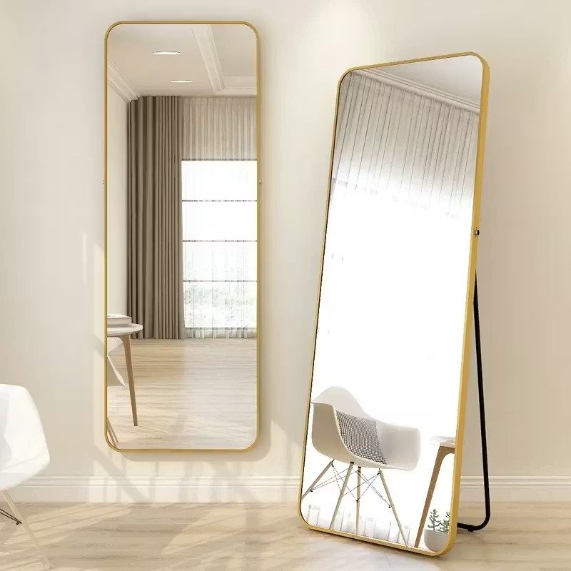 Full Length Rectangular Mirror – Freestanding & Wall Mount