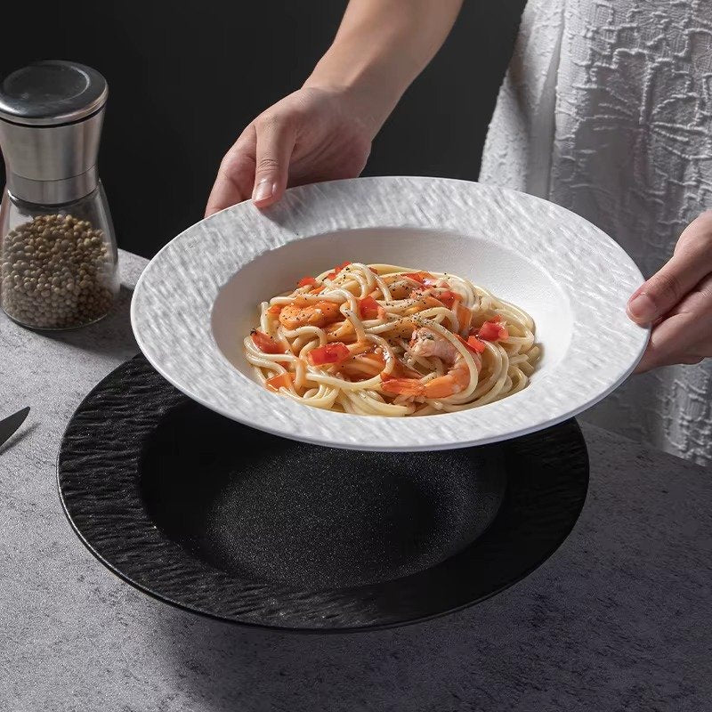 Stoneridge Ceramic Bowl & Square Plate Collection