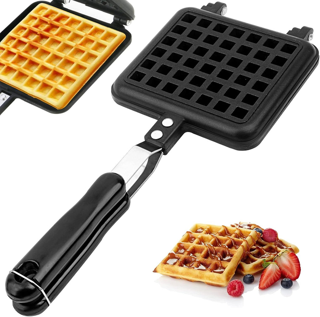 Non-Stick Aluminium Alloy Waffle Pan – Square Breakfast Pan