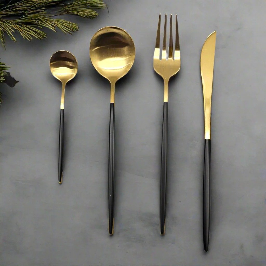 Two Tone 6-Piece Flatware Set