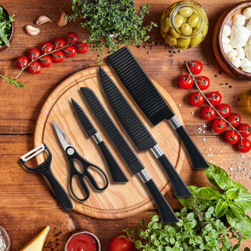 Zepter 6-Piece Kitchen Knife Set – Stainless Steel Cutlery Set